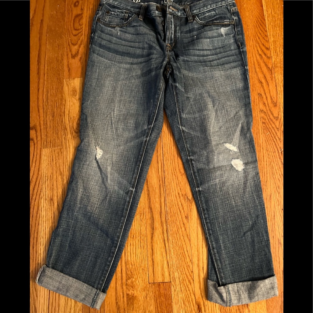 ANN TAYLOR LOFT BOYFRIEND JEANS 8p